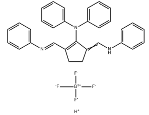 [（2E，5E）-2,5-双（苯胺基甲基亚胺）环戊基]-二苯基铵;四氟硼酸盐  929899-71-8